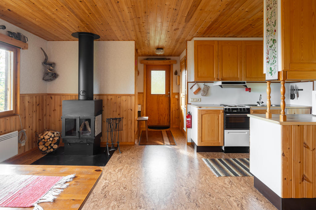 Härligt med braskamin!