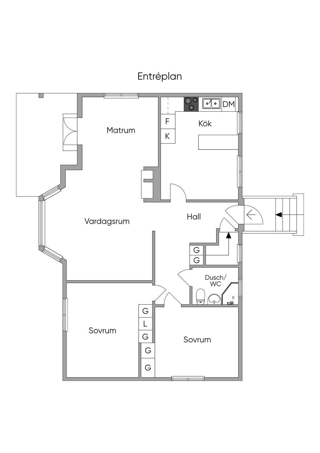 Entréplan. 