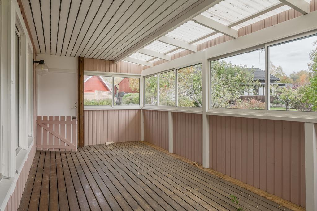 Inglasad veranda