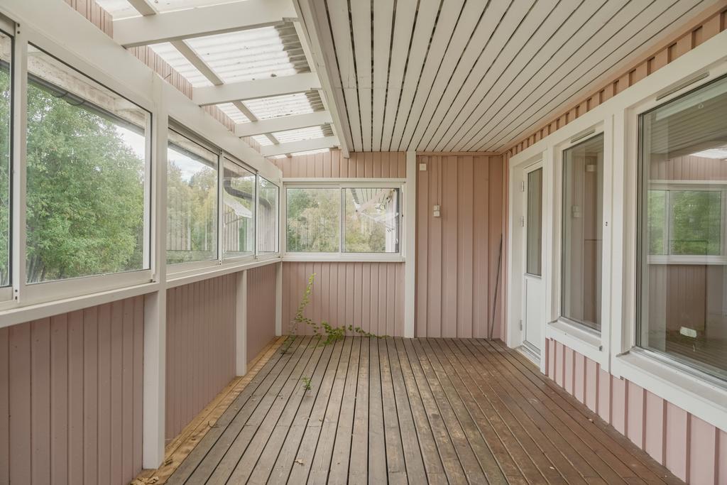 Inglasad veranda