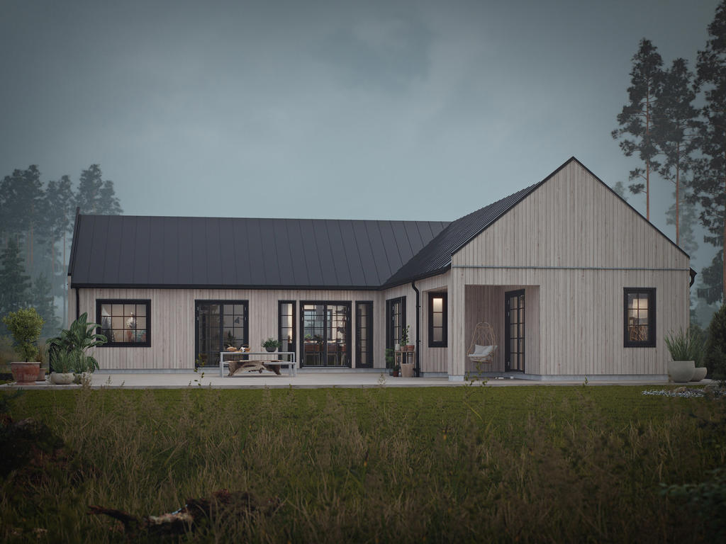 Villa Nymåne. (Se rundvandring av Villa Smart 150 via länkar) 