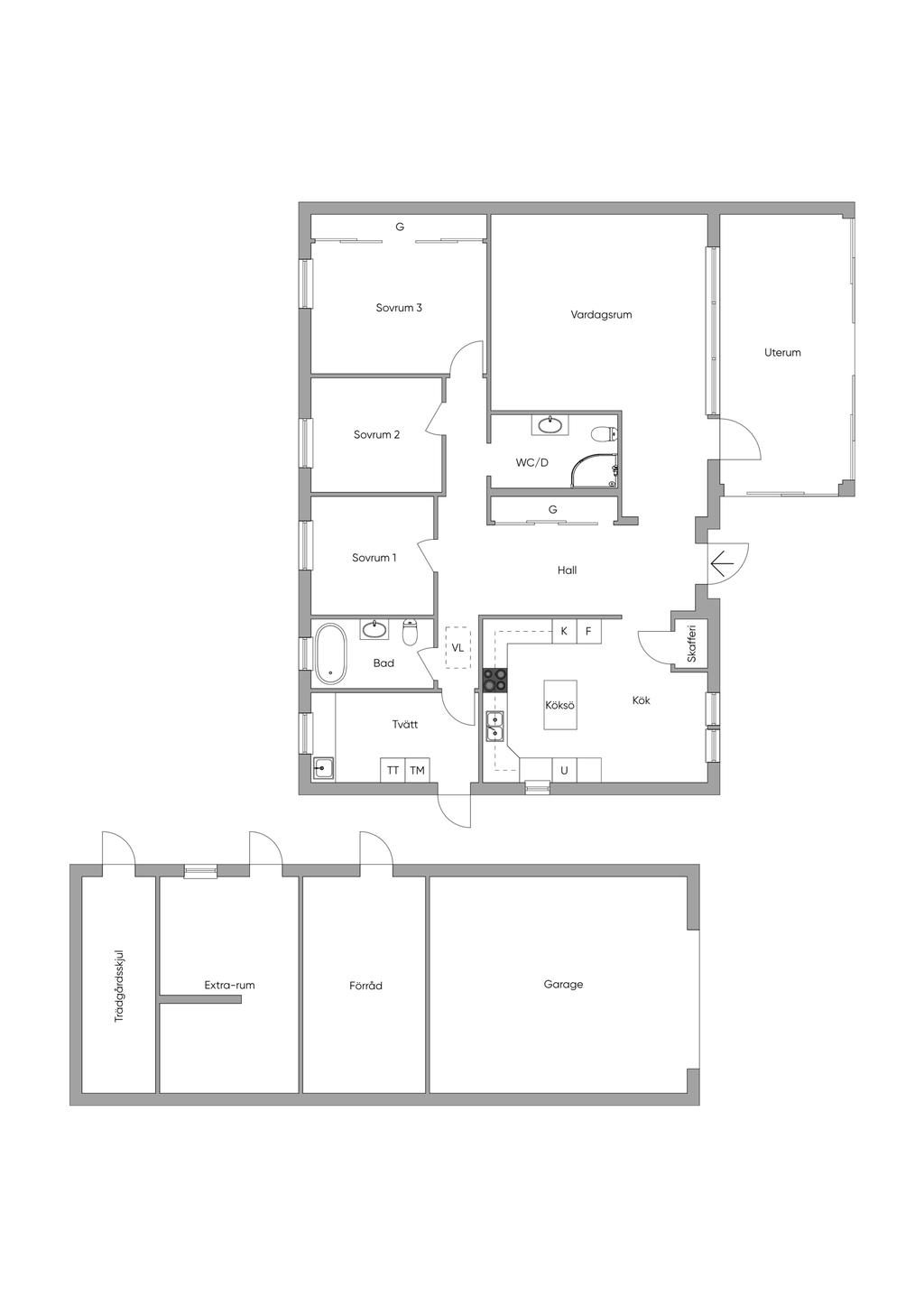 Planlösning 2D