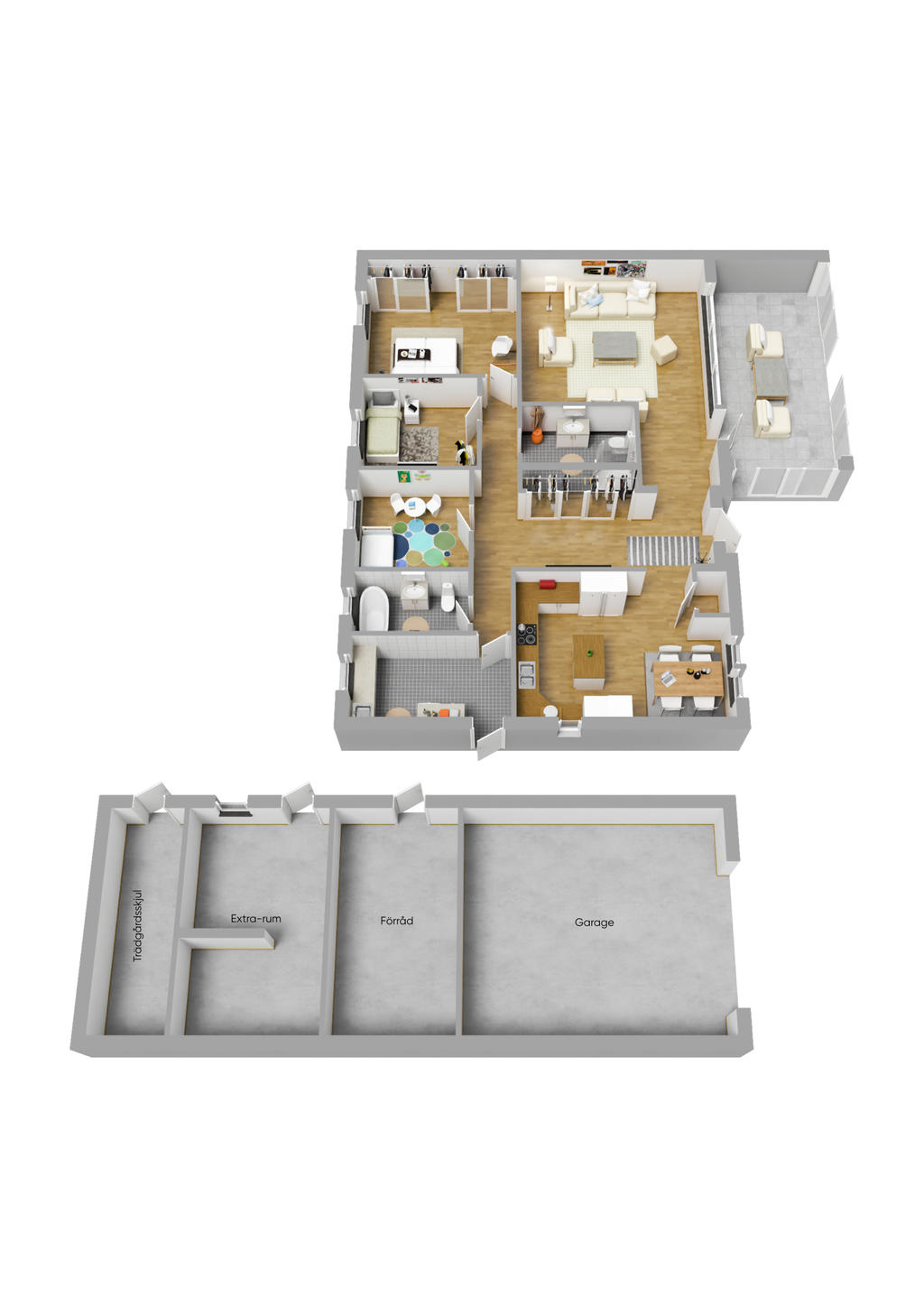Planlösning 3D