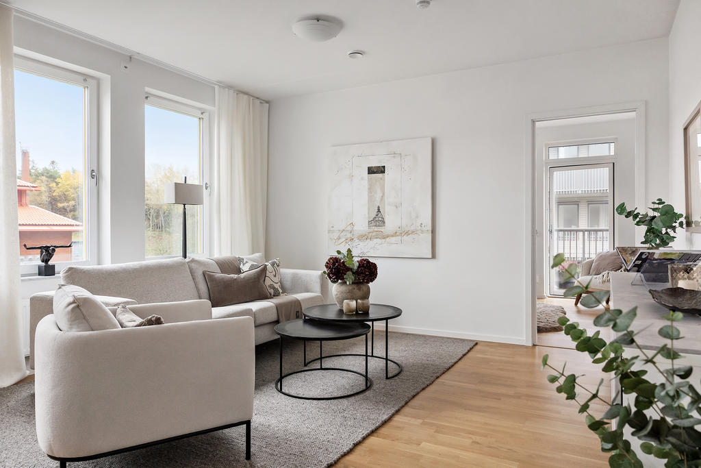 Bra plats åt soffa