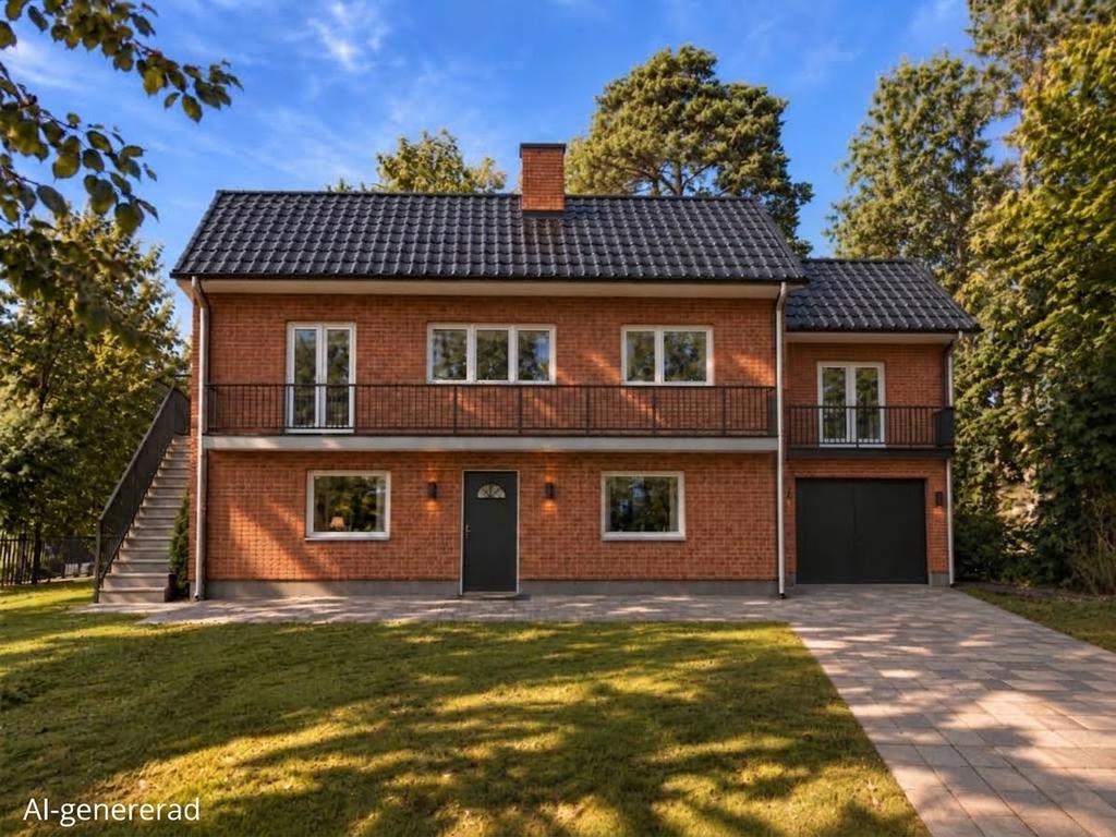 AI genererad bild på tillbyggnad