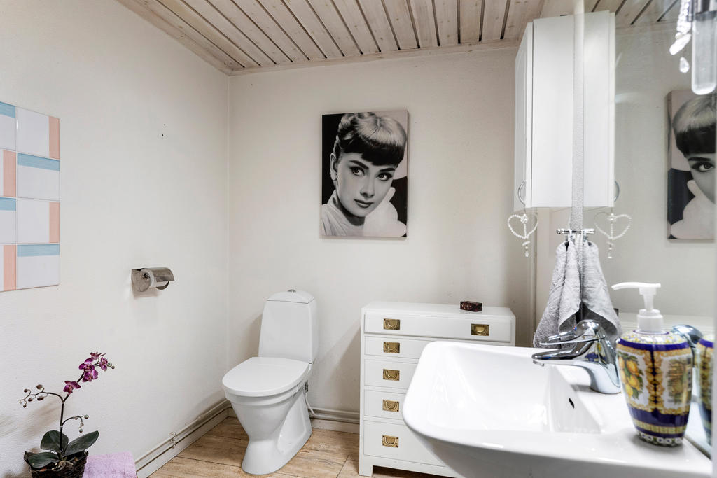 WC på nedre plan