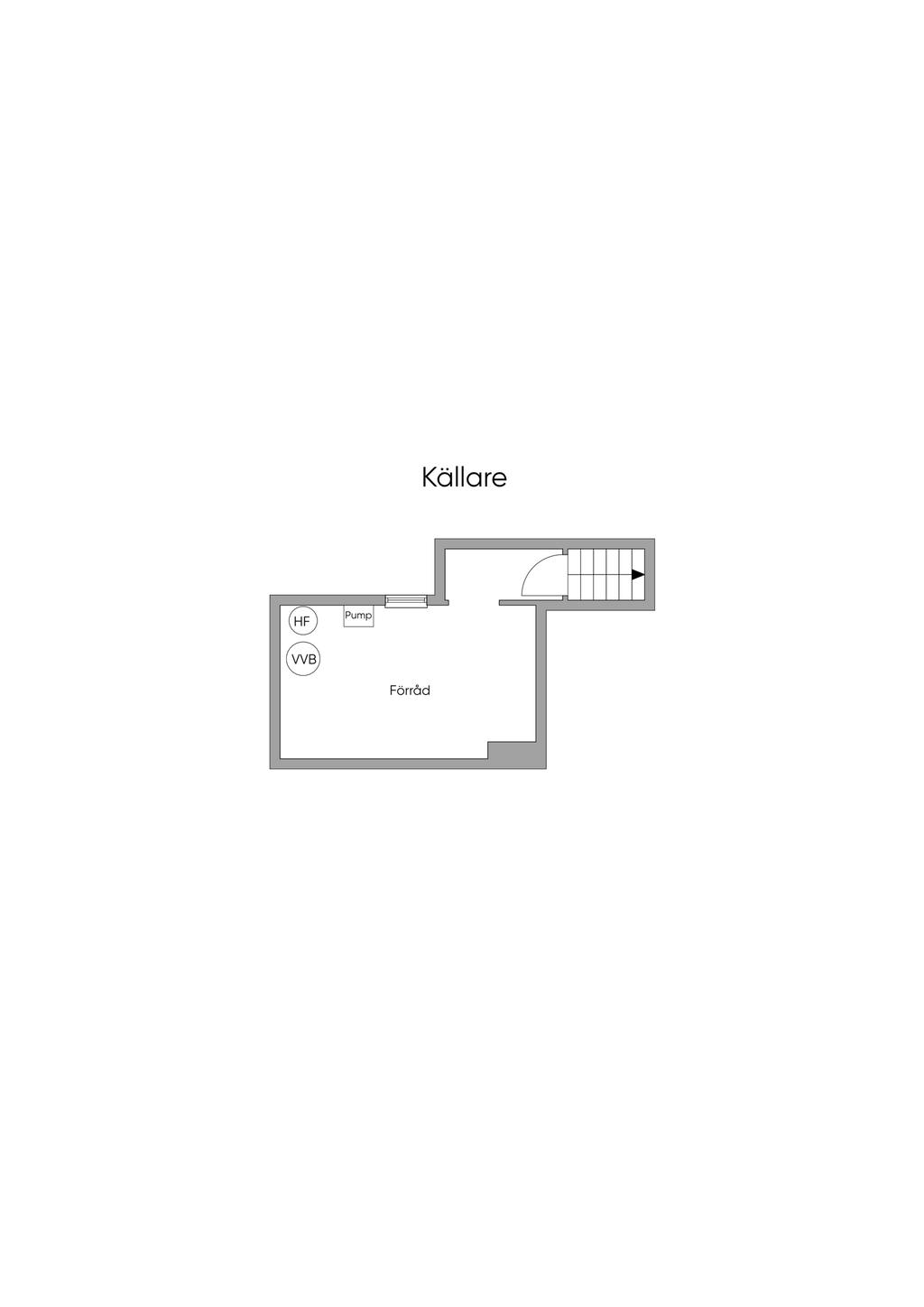 Planritning källarplan