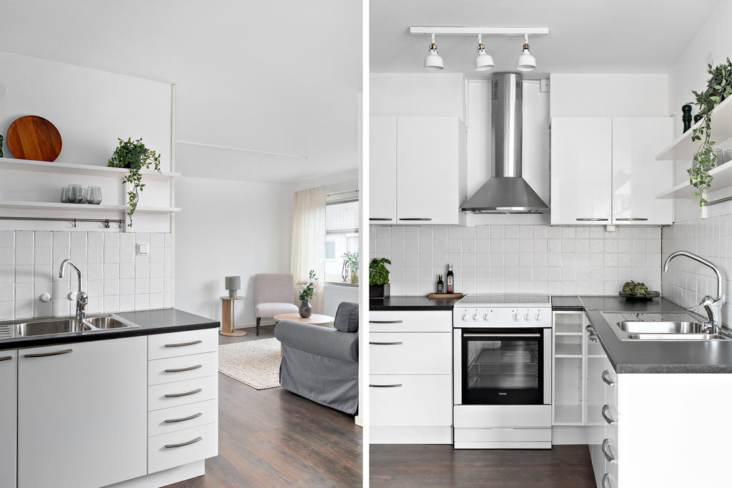 Ett trivsamt kök med plats för matlagning och nya favoritrecept.
