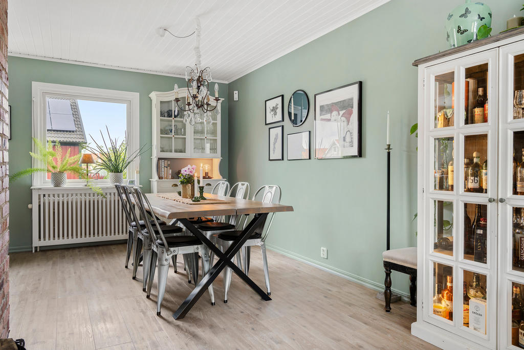 Plats för stort matbord