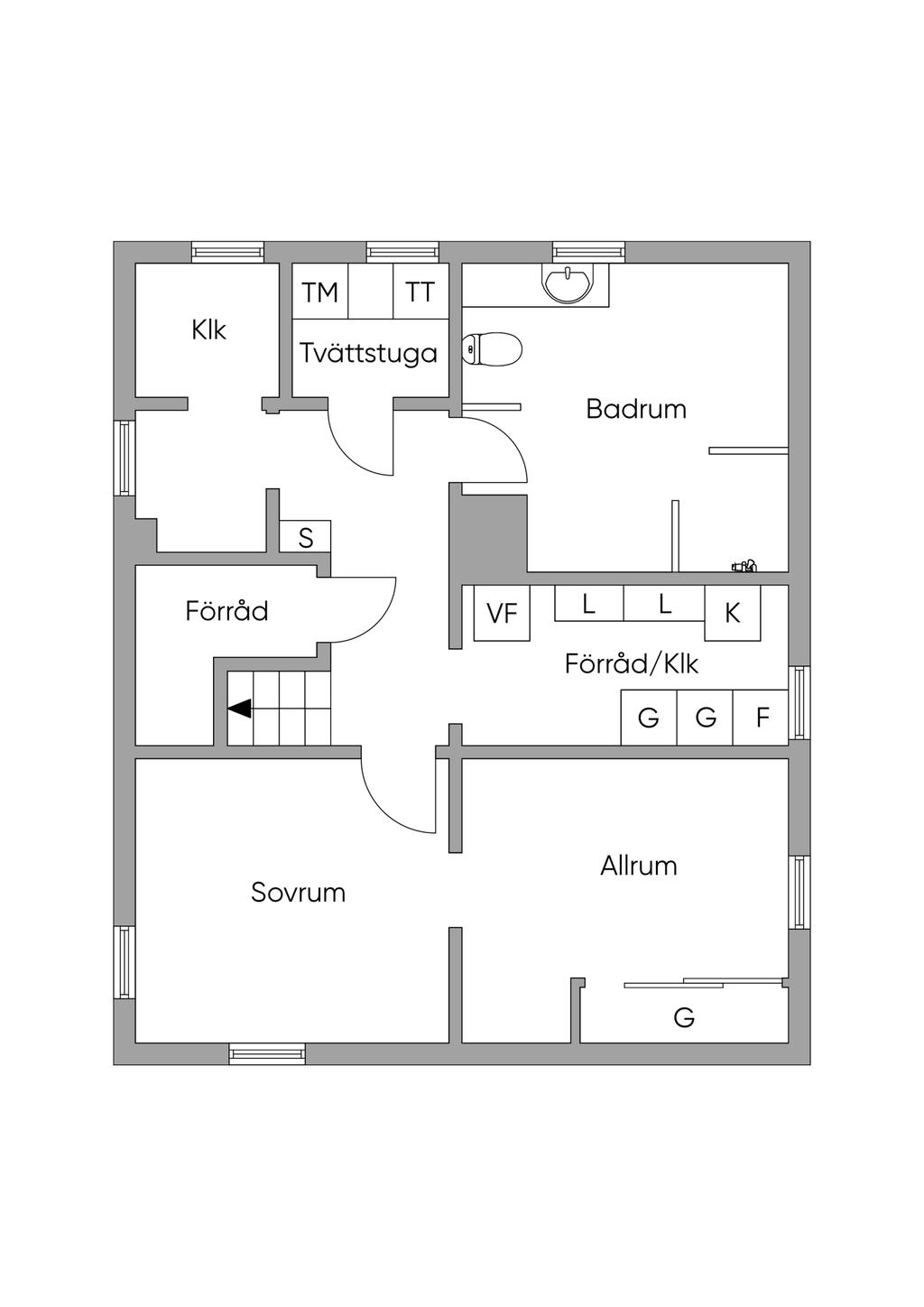 Planlösning Källarplam