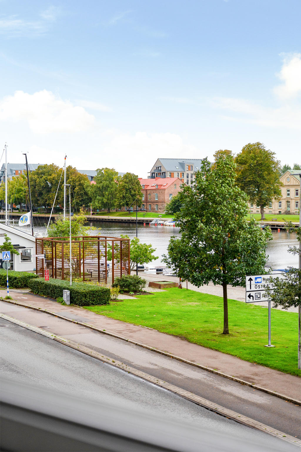 Utsikt från balkongen