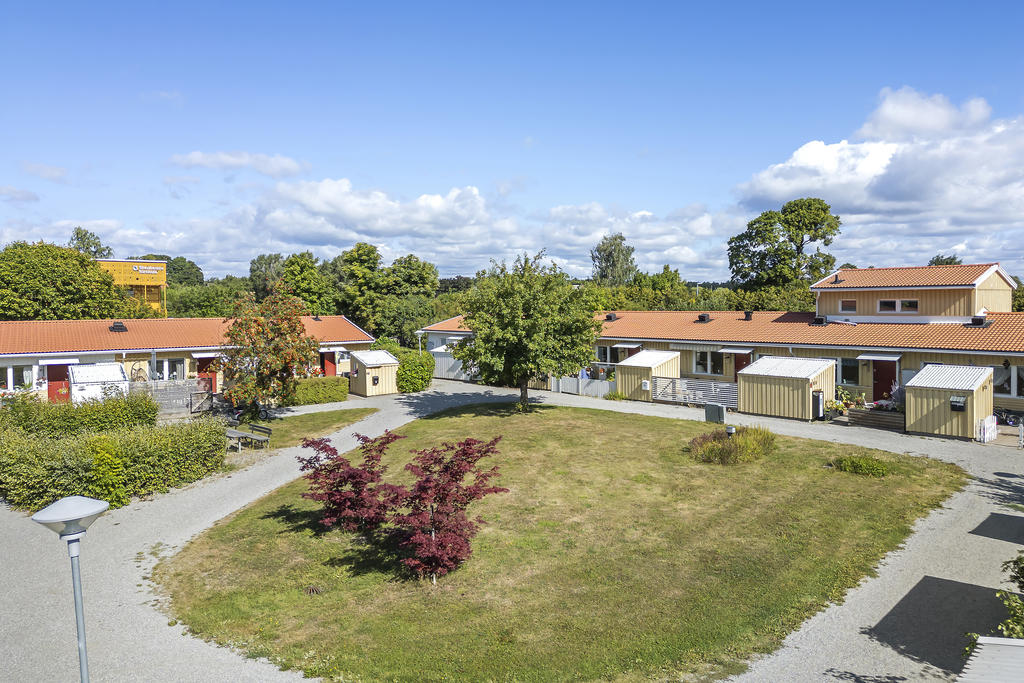 Grönskande fin gård