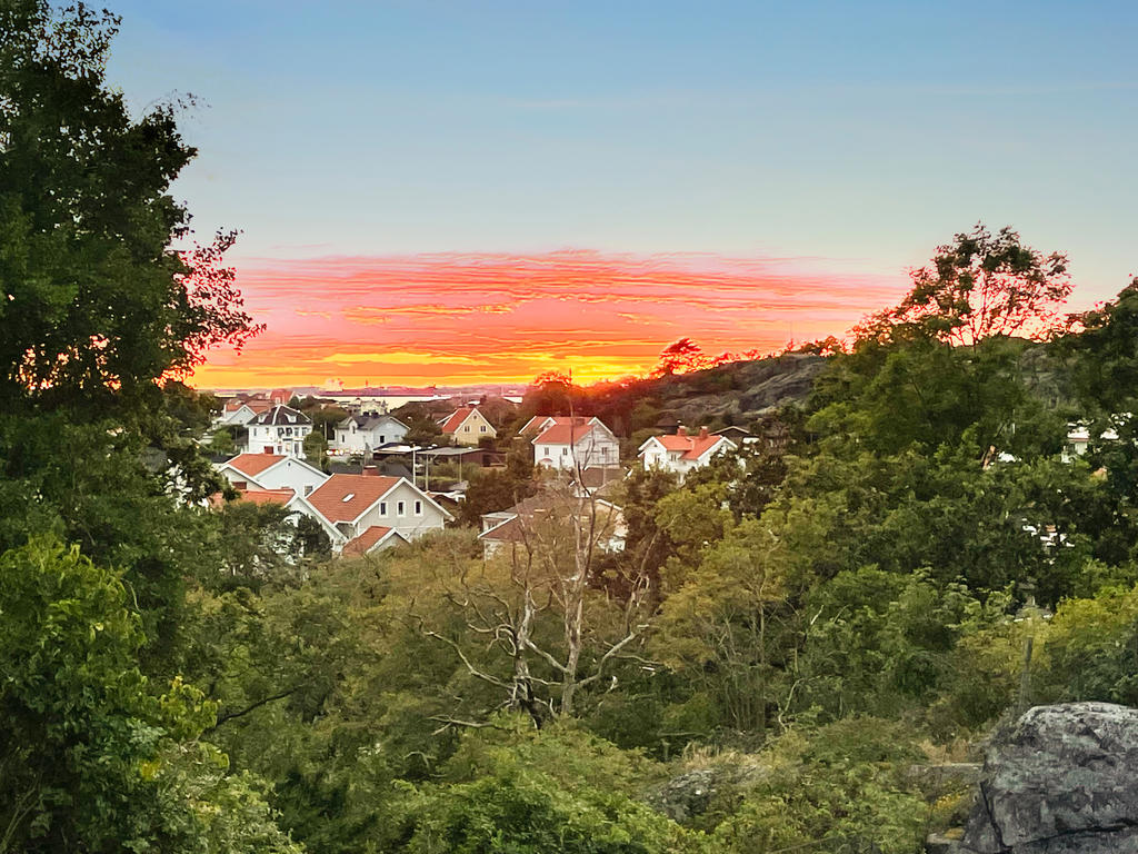 Utsikten från balkongen är magisk