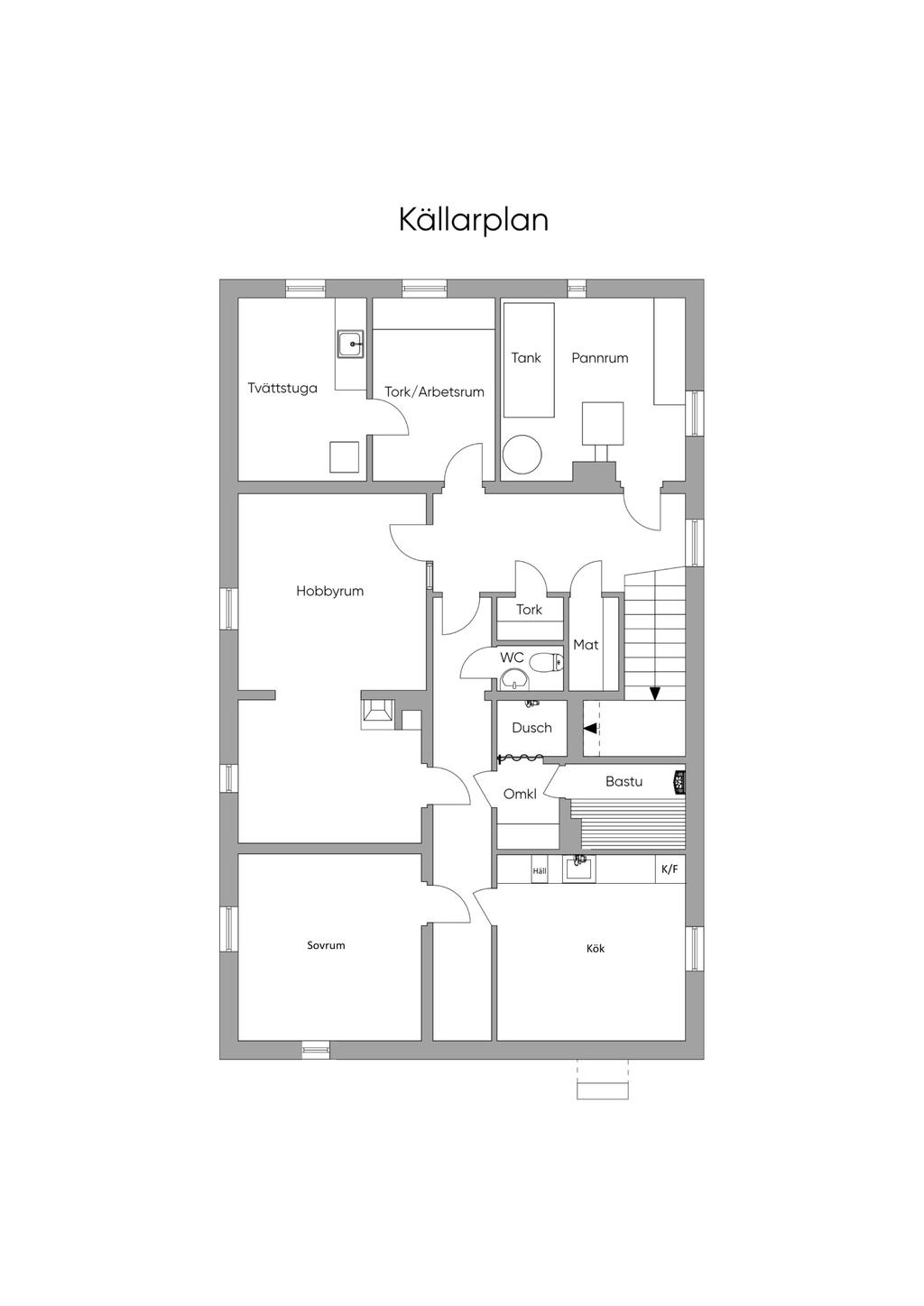 Källarplan